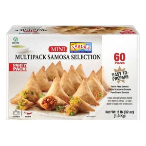 ASHOKA MINI ASSORTED SAMOSAS 60 PCS