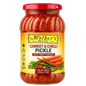 MOTHERS CARROT & CHILLI PICKLE 500GM