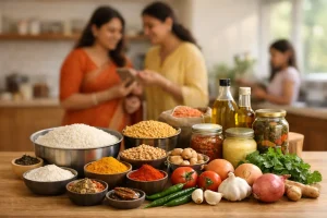 Weekly Indian Pantry Shopping Example