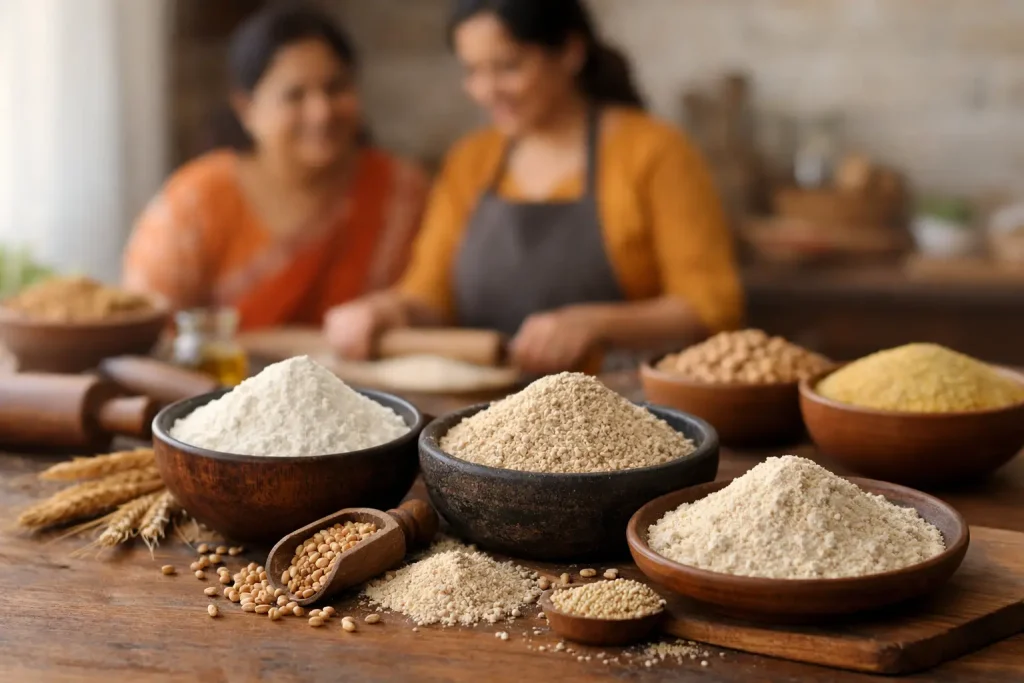 Guide to Indian Flour Types for Home Cooks