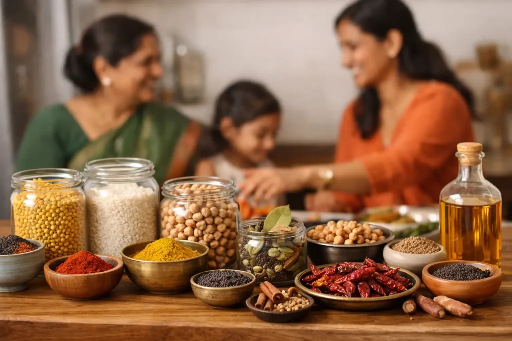 How to Stock Indian Pantry Basics Right