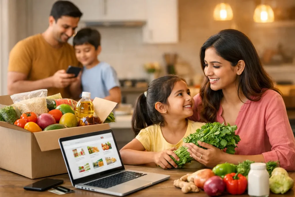 Online Indian Supermarket Benefits for Busy Families