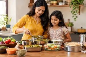 Family Meal Prep With Indian Staples for the Week