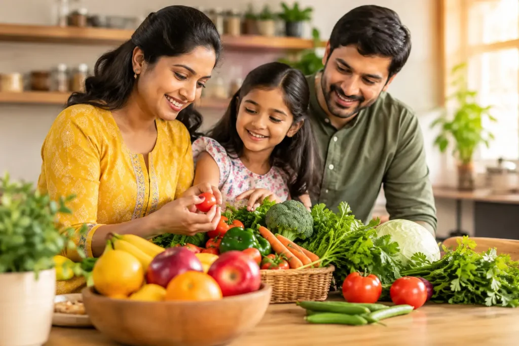 Fresh Fruits and Vegetables Nearby for Indian Meals