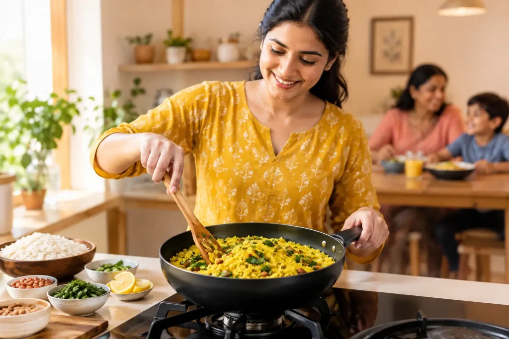 How to Cook Poha Flakes for Easy Breakfast
